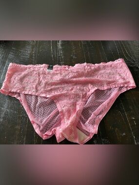 NWT- Torrid Pink Lace Hipster Panty- 4X